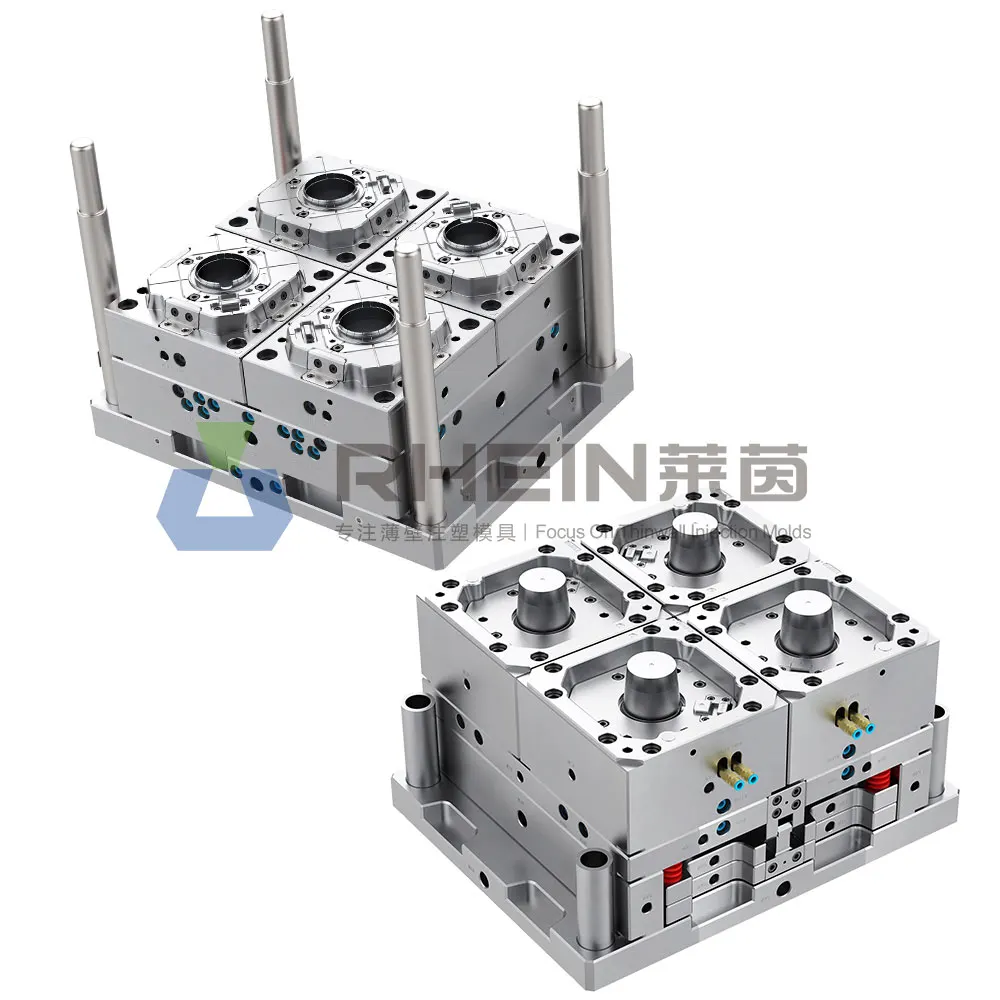 1出4防盗扣桶模具